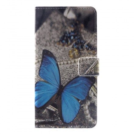 Fodral För Huawei Mate 20 Pro Blå Fjäril