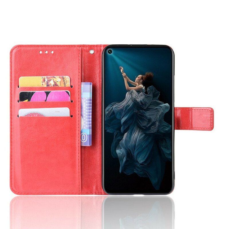 Fodral För Huawei Nova 5T / Honor 20 Plinkande Konstläder