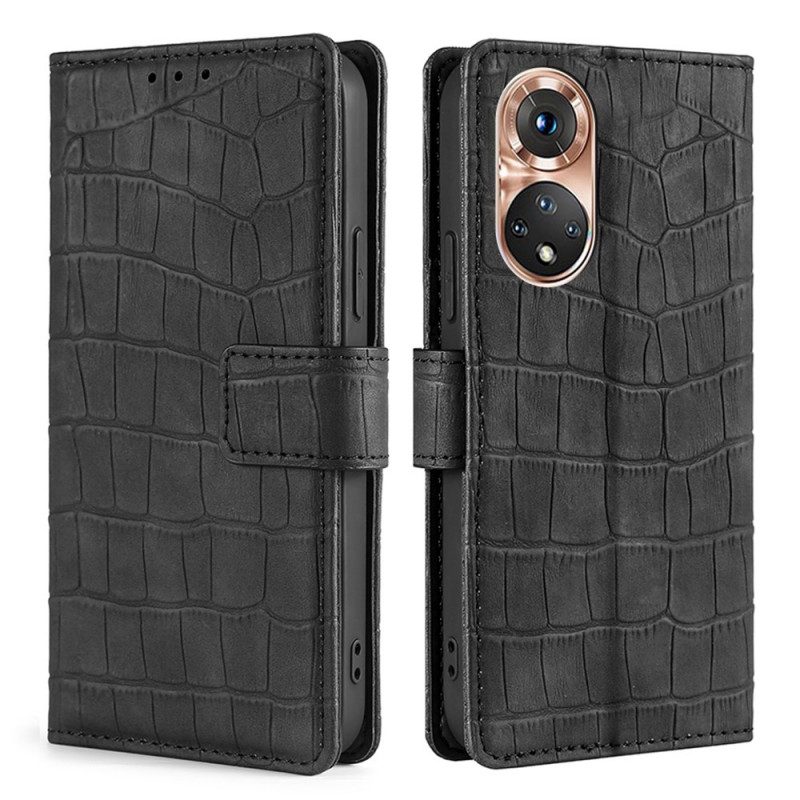 Fodral För Huawei Nova 9 / Honor 50 Skin-touch Crocodile