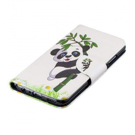 Fodral För Huawei P Smart 2019 / Honor 10 Lite Panda På Bambu