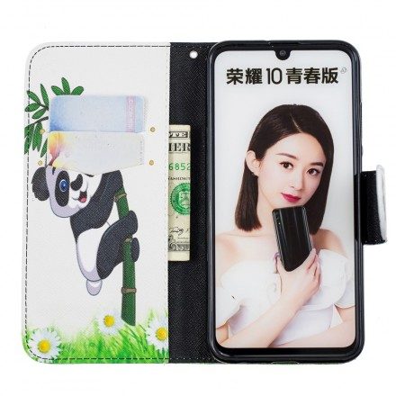 Fodral För Huawei P Smart 2019 / Honor 10 Lite Panda På Bambu