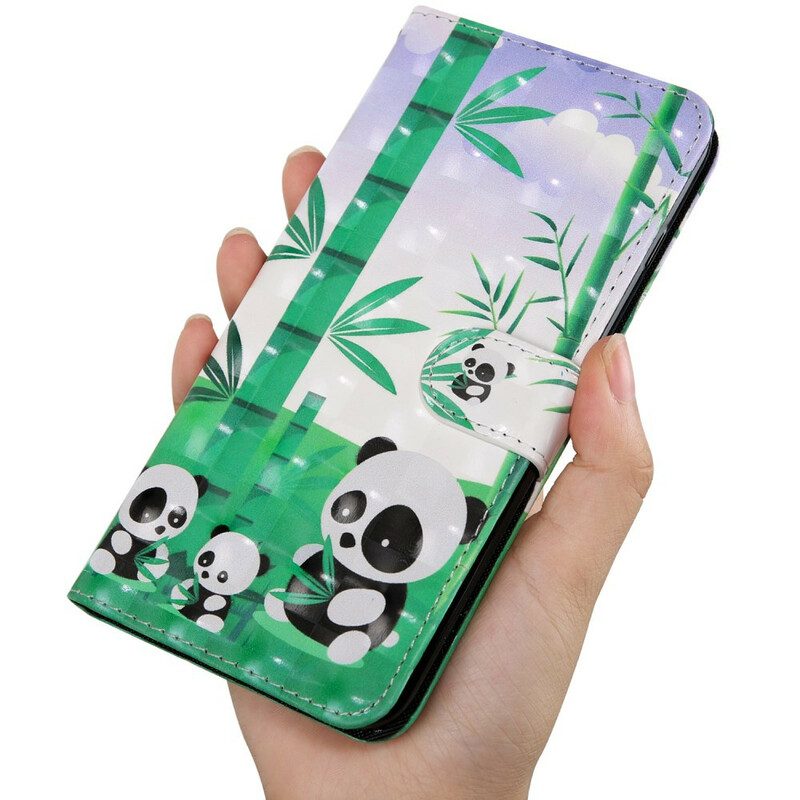 Fodral För Huawei P Smart 2021 Light Spot Pandas