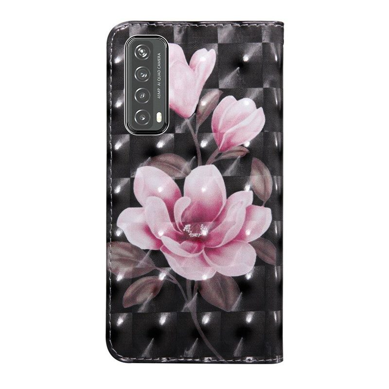 Fodral För Huawei P Smart 2021 Ljusfläcksblommor Blommar