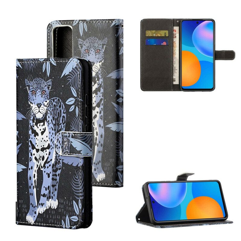 Fodral För Huawei P Smart 2021 Med Kedjar Thong Leopard