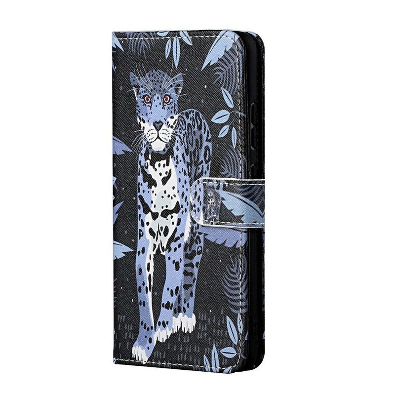 Fodral För Huawei P Smart 2021 Med Kedjar Thong Leopard