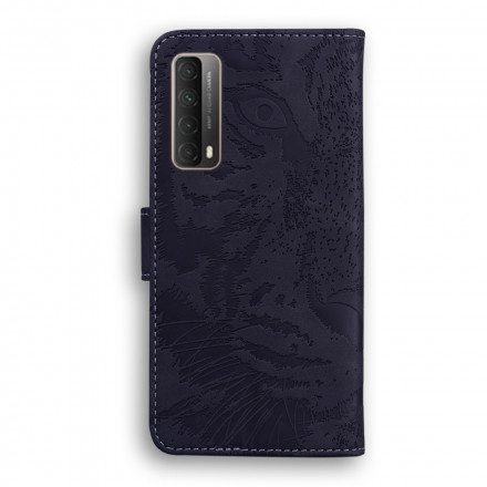 Fodral För Huawei P Smart 2021 Tiger Face Print