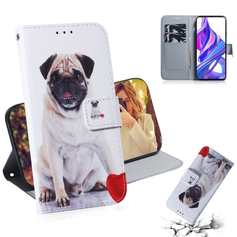 Fodral För Huawei P Smart Pro / Honor 9X Pro Mopshund