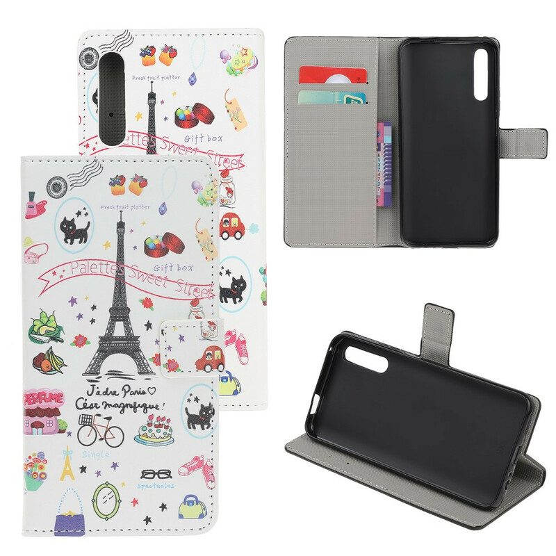 Fodral För Huawei P Smart S Jag Älskar Paris