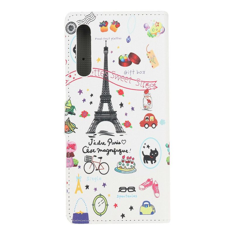 Fodral För Huawei P Smart S Jag Älskar Paris