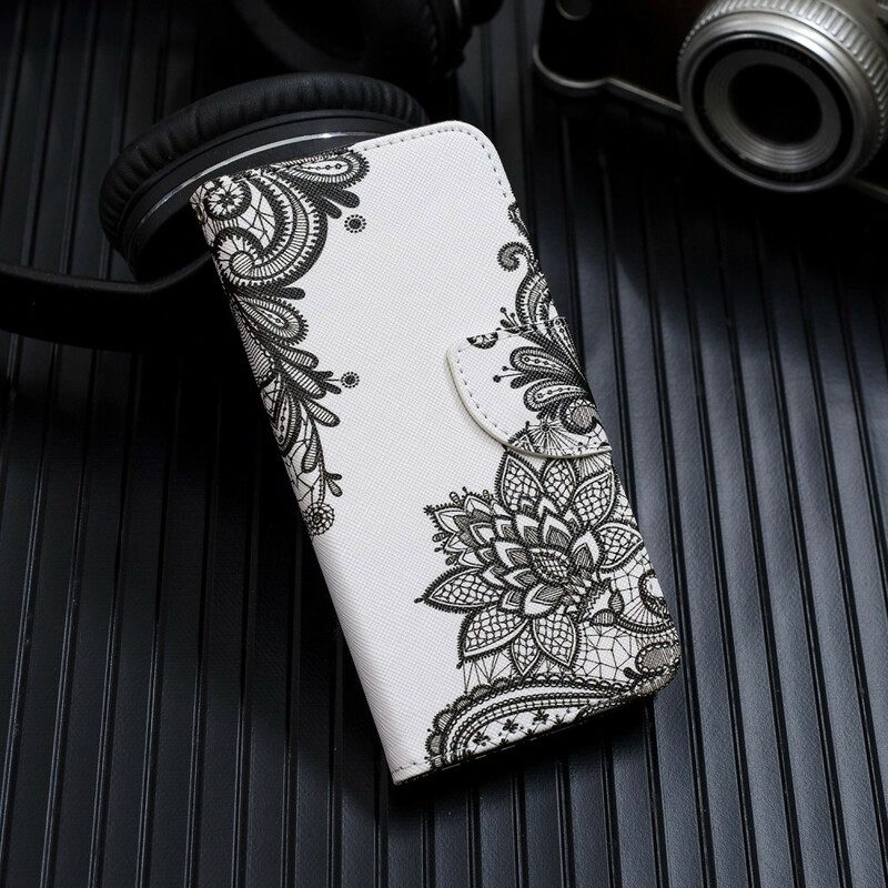 Fodral För Huawei P Smart S Med Kedjar Svart Strappy Mandala