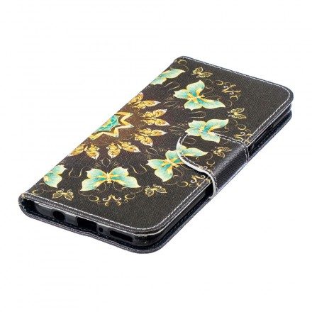 Fodral För Huawei P30 Lite Fjärilar Mandala