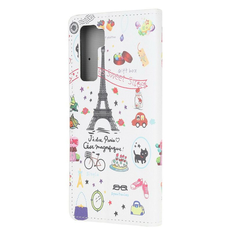 Fodral För Huawei P40 Lite 5G Jag Älskar Paris