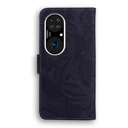 Fodral För Huawei P50 Pro Tiger Face Print