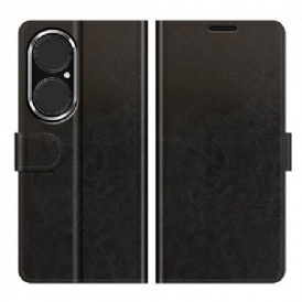 Fodral För Huawei P50 Stil Läderdesign