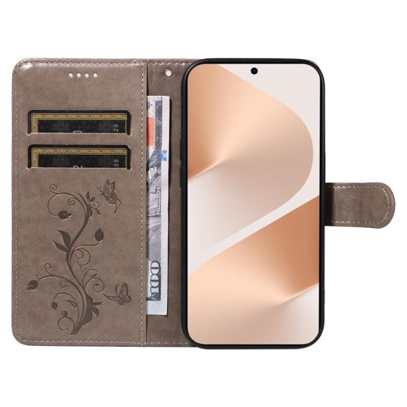 Fodral För Huawei Pura 80 Blommönster