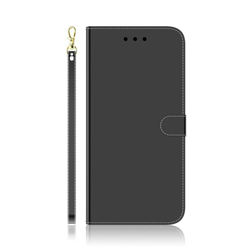 Fodral För Huawei Y6p Konstläderspegel