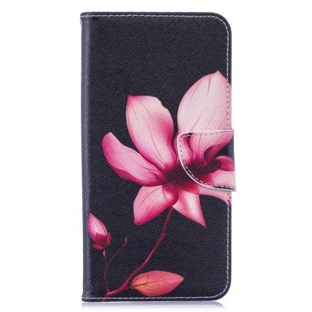 Fodral För Huawei Y7 2019 Rosa Blomma