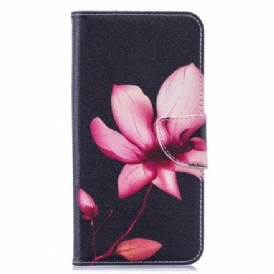 Fodral För Huawei Y7 2019 Rosa Blomma