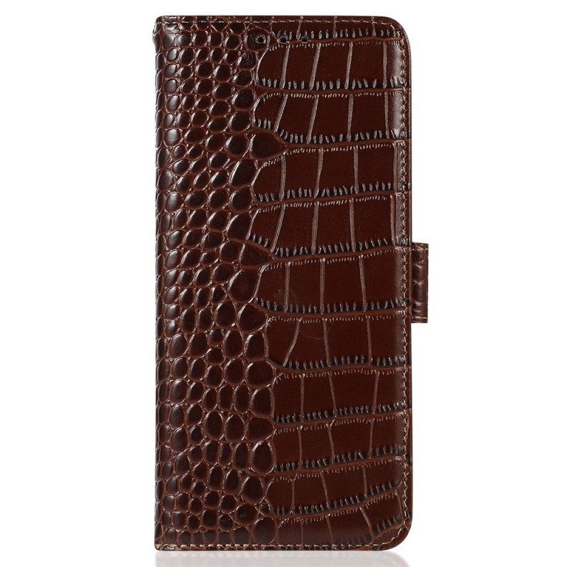 Fodral Huawei Mate 50 Pro Crocodile Style Rfid