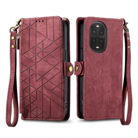 Fodral Huawei Nova 13 Pro Plånbok Med Dragkedja