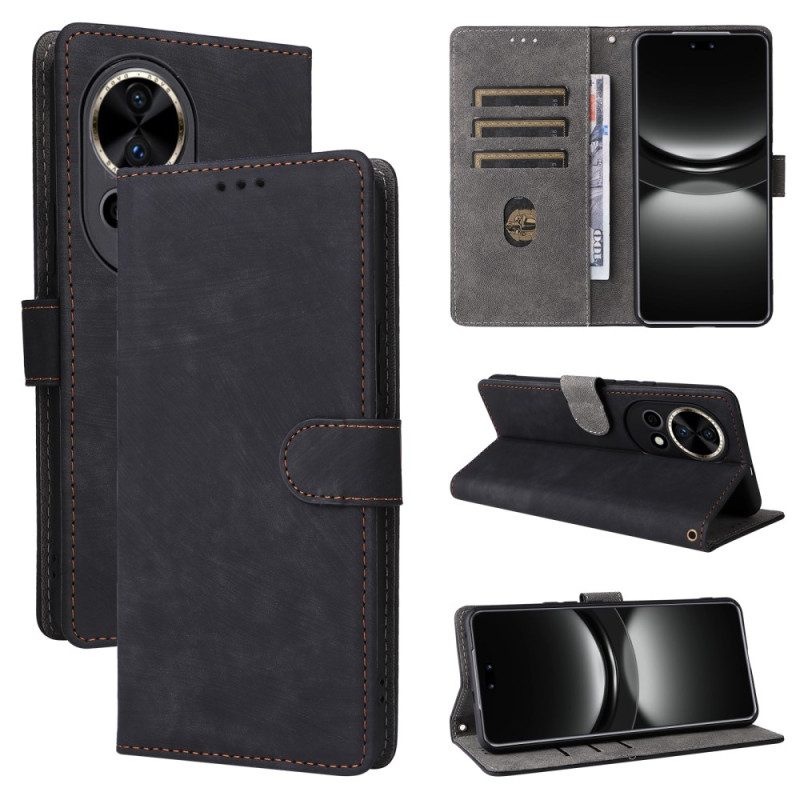 Fodral Huawei Nova 13 Rfid-plånbok Med Mockaeffekt