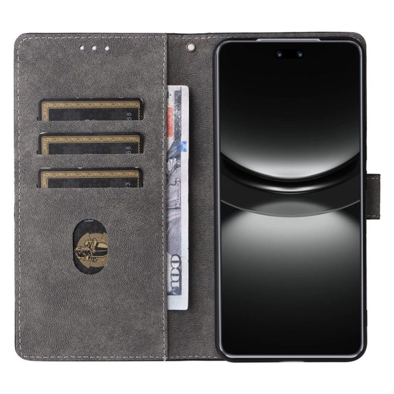 Fodral Huawei Nova 13 Rfid-plånbok Med Mockaeffekt