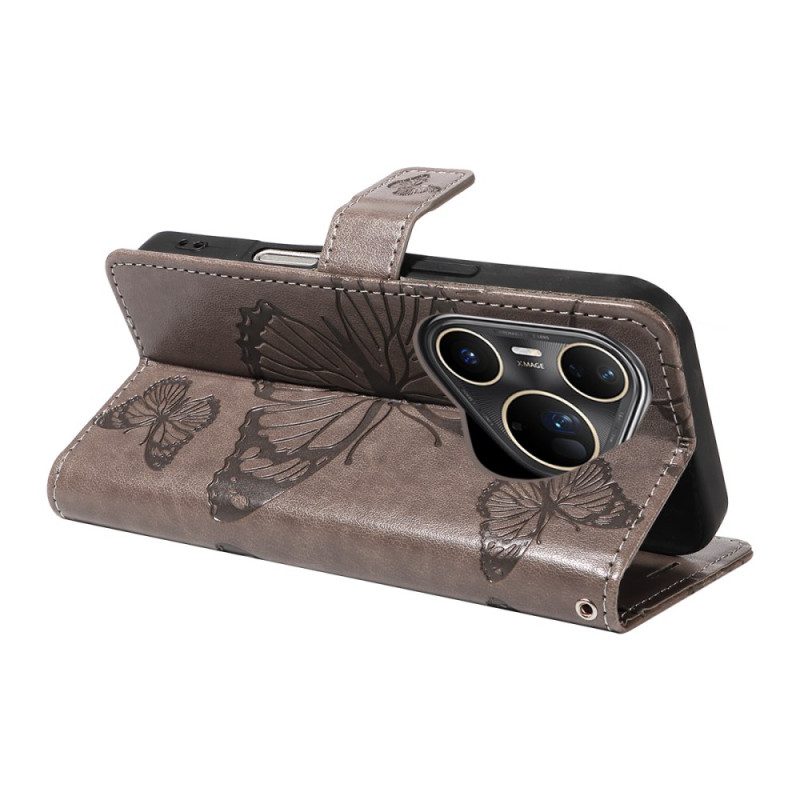 Fodral Huawei Pura 80 Ultra Stora Fjärilar