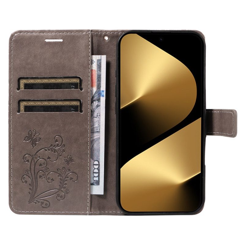 Fodral Huawei Pura 80 Ultra Stora Fjärilar