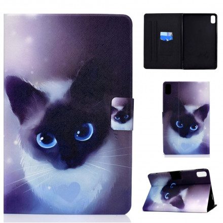 Folio-fodral För Huawei MatePad New Blue Eyed Cat