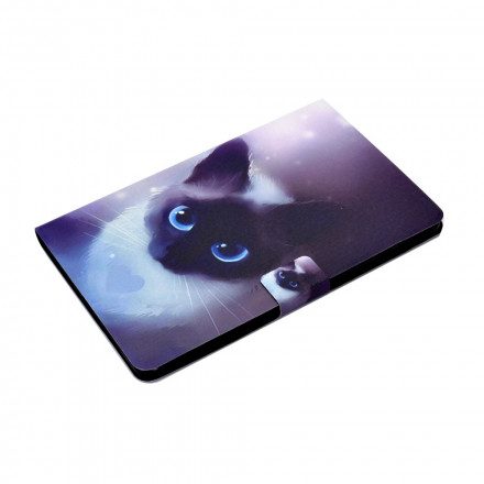 Folio-fodral För Huawei MatePad New Blue Eyed Cat