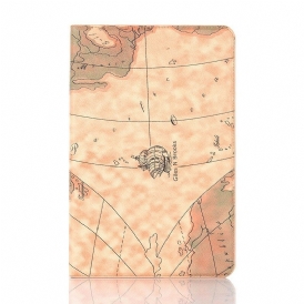 Folio-fodral För Huawei MatePad Pro Världskartan