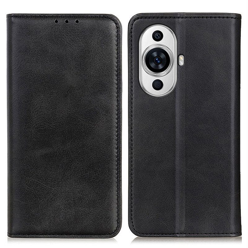 Folio-fodral För Huawei Nova 12s Lädereffekt