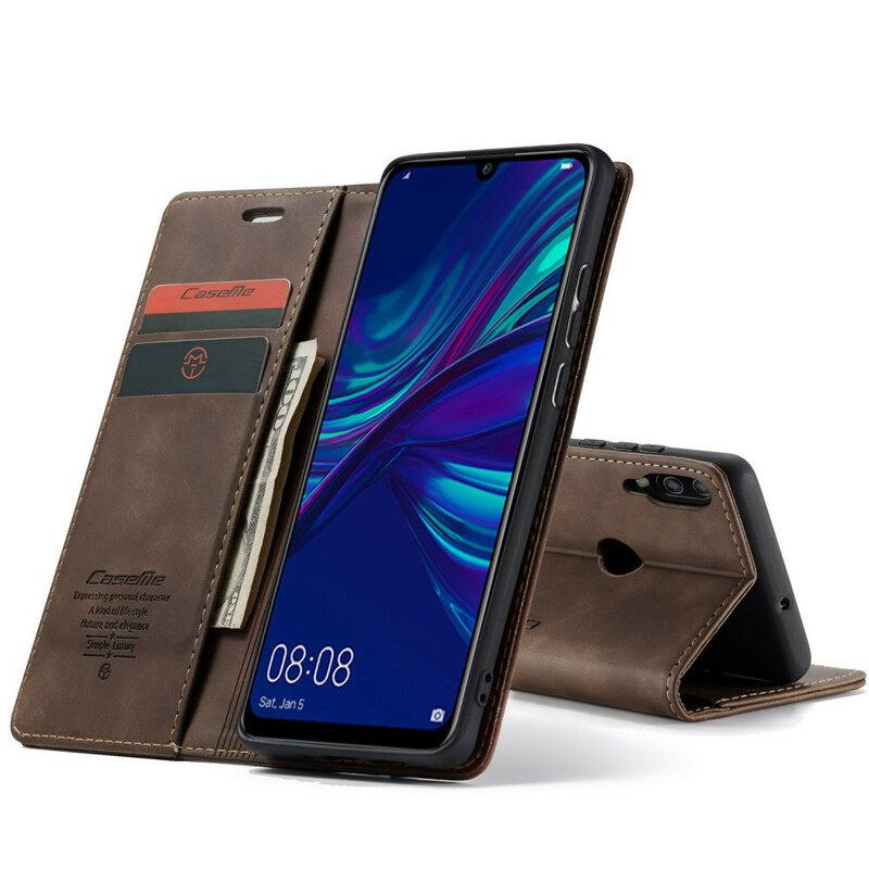 Folio-fodral För Huawei P Smart 2019 / Honor 10 Lite Läderfodral Caseme Konstläder
