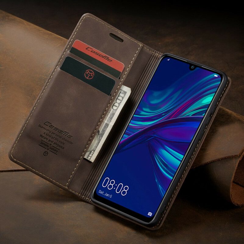 Folio-fodral För Huawei P Smart 2019 / Honor 10 Lite Läderfodral Caseme Konstläder