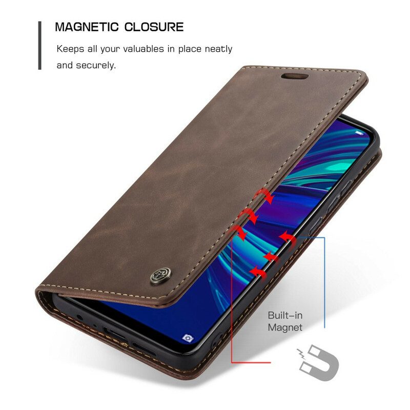 Folio-fodral För Huawei P Smart 2019 / Honor 10 Lite Läderfodral Caseme Konstläder