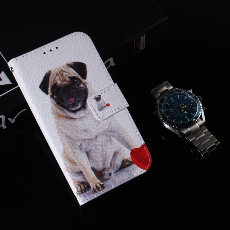 Folio-fodral För Huawei P Smart 2021 Mopshund