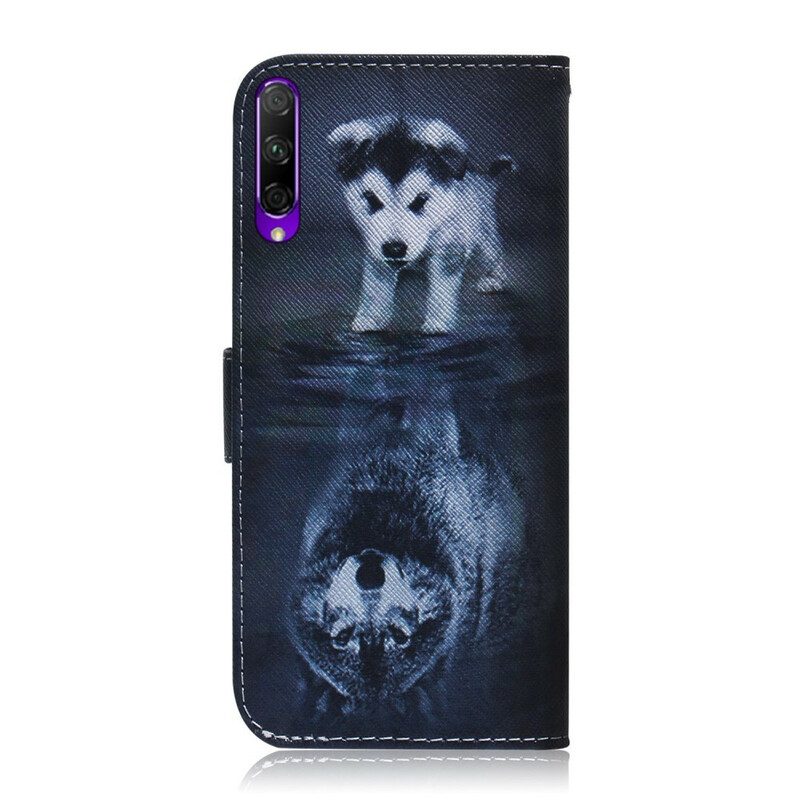 Folio-fodral För Huawei P Smart Pro / Honor 9X Pro Ernesto The Wolf