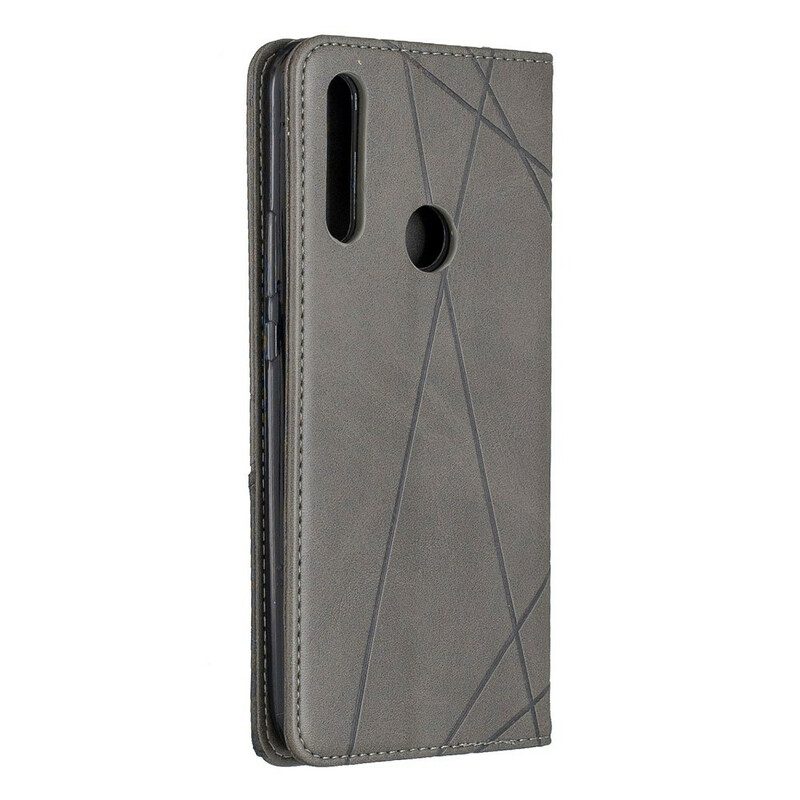Folio-fodral För Huawei P Smart Z / Honor 9X Läderfodral Artiststil