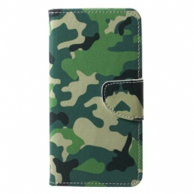 Folio-fodral För Huawei P20 Militärt Kamouflage