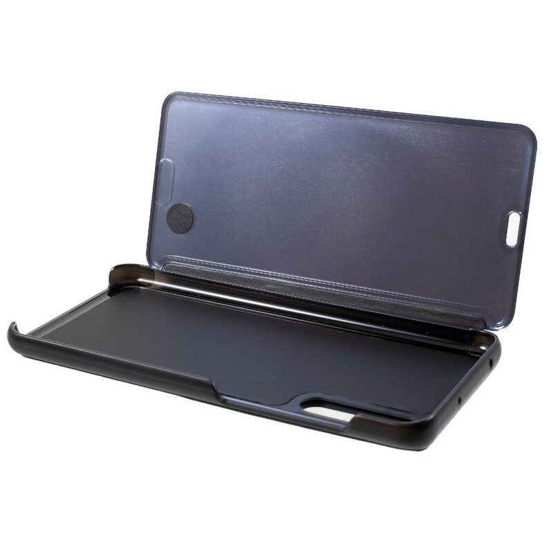 Folio-fodral För Huawei P20 Pro Läderfodral Spegel- Och Lädereffekt