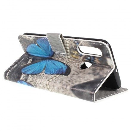 Folio-fodral För Huawei P30 Lite Fjärilar Och Blommor
