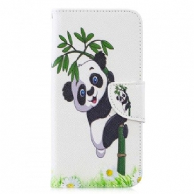 Folio-fodral För Huawei P30 Lite Panda På Bambu