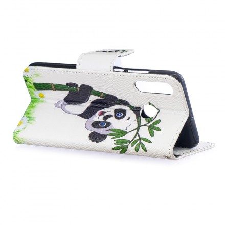 Folio-fodral För Huawei P30 Lite Panda På Bambu