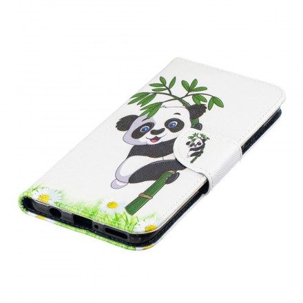 Folio-fodral För Huawei P30 Lite Panda På Bambu