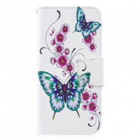 Folio-fodral För Huawei P30 Lite Underbara Fjärilar