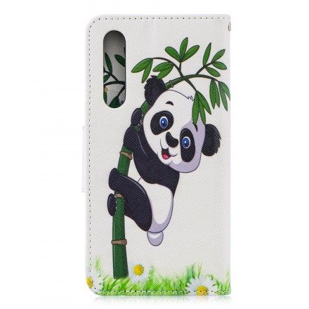 Folio-fodral För Huawei P30 Panda På Bambu