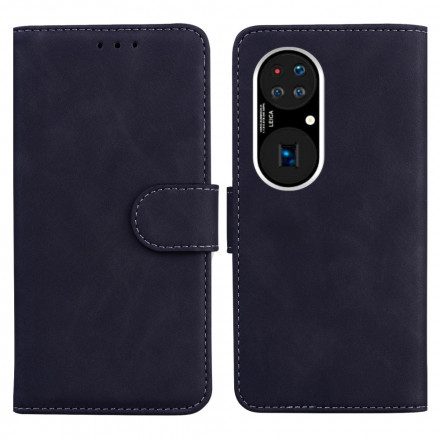 Folio-fodral För Huawei P50 Pro Vintage Couture Läderstil