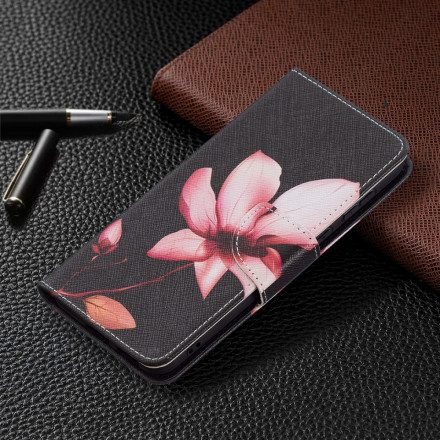 Folio-fodral För Huawei P50 Rosa Blomma