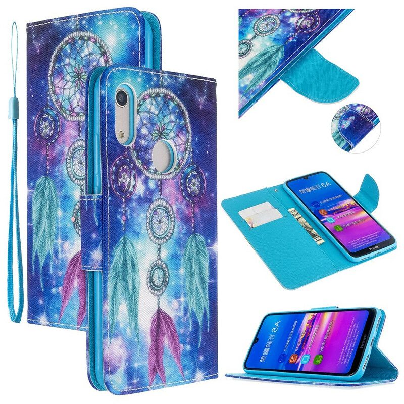 Folio-fodral För Huawei Y6 2019 / Honor 8A Twilight Dreamcatcher