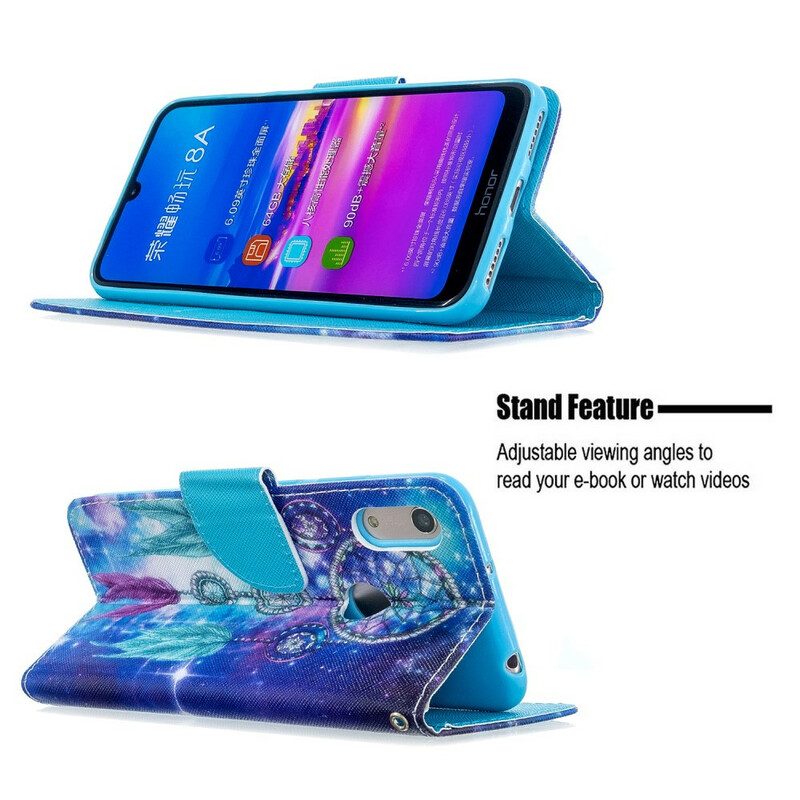 Folio-fodral För Huawei Y6 2019 / Honor 8A Twilight Dreamcatcher